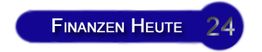 Blaues Logo mit weißem Text: "Finanzen Heute 24".