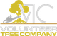 Yellow and gray abstract logo with indistinct text beneath.