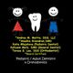 Cartoon kids with tooth, dentists' names listed, text about pediatric and adult dentistry services.