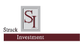 Logo mit den Buchstaben "SI" und den Wörtern "Strack Investment" in maroon und grau.