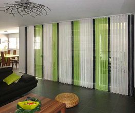 Fadenlamellen, eine neue moderne Art der Fensterdekoration