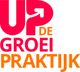 Logo met tekst: "De Groei Praktijk" en "Up" met een pijl omhoog.