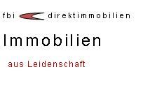 Logo mit Text "fbi direktimmobilien Immobilien aus Leidenschaft".
