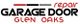 Logo of Glen Oaks Garage Door Repair with red, black, and gray text elements.