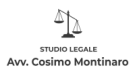 Logo con bilancia della giustizia e testo "Studio Legale Avv. Cristina Maccarone" in nero.