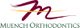 "Muench Orthodontics logo with stylized 'M' and a swoosh line."