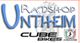 "Radshop Untheim Logo mit CUBE BIKES und SOMEC Emblem, schwarze Schrift auf weißem Hintergrund."