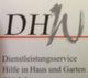 Dienstleistungsservice-Logo mit Text: Hilfe in Haus und Garten.
