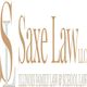 Saxe Law LLC logo with text "Illinois Family Law & School Law" in beige letters.