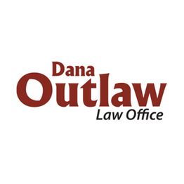 Dana Outlaw Law Office logo with red and black text on a white background.