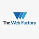 Logo: The Web Factory with a stylized blue and white "W" design above the text.