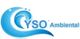 Logotipo com ondas azuis e texto "YSO Ambiental".