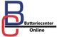 Logo: Buchstaben "BC" in Blau und Rot, Text "Batteriecenter Online" darunter.