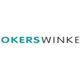 Rokerswinkel-logo met turquoise tekst en symbool van stijgende rook in een cirkel.