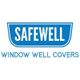 "Blue Safewell logo with the text 'Window Well Covers' below in capital letters."