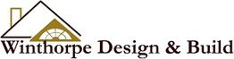 Logo of Winthorpe Design & Build, featuring a stylized house with a window under a roofline.