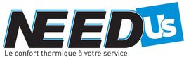 Logo de "NEEDUs" avec le slogan "Le confort thermique à votre service".