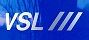 Blaues Logo mit den Buchstaben "VSL" und drei diagonalen Linien rechts daneben.