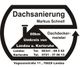 Werbung für Dachsanierung, Kontaktinfos für Landau und Karlsruhe, Dachdeckermeister.