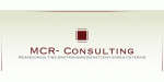Logo mit Text "MCR-Consulting" und Untertext "Reiseconsulting, Eventmanagement, Catering".