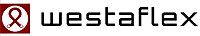 Logo von Westaflex mit rotem Symbol links und schwarzer Schrift auf weißem Hintergrund.