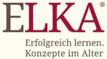 Logo mit Text: "ELKA. Erfolgreich lernen. Konzepte im Alter."