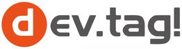 Logo mit grauem Text "ev.tag!" und rotem Kreis mit weißem "d" darin.