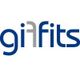 Logo mit dem Wort "giffits", das stilisiert in Blau und Grau dargestellt ist.