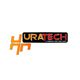 Logo with "URATECH" in bold and "A company for your carts" tagline, with an abstract orange symbol.