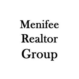 "Text reading 'Menifee Realtor Group' in bold black font on a white background."