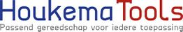 Logo van HoukemaTools met de tekst "Passend gereedschap voor iedere toepassing".