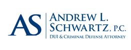Logo for Andrew L. Schwartz, P.C., DUI & Criminal Defense Attorney, features "AS" initials.
