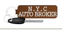 Car key with a brown tag reading "N.Y.C AUTO BROKER."