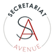 Logo circulaire avec les lettres SA. Texte : SECRETARIAT AVENUE.