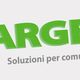 "Logo con scritta verde 'TARGET' e sotto testo grigio 'Soluzioni per comunicare' su sfondo bianco."