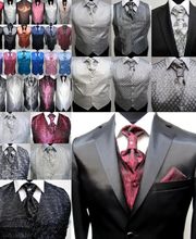 mmuga Hochzeitswesten Plastron