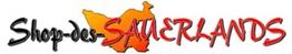 Logo mit Schriftzug "Shop-des-Sauerlands" und stilisiertem Umriss in Gelb-Orange.