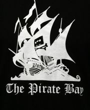 Pirate Bay Textildruck mit Wasserfarbe