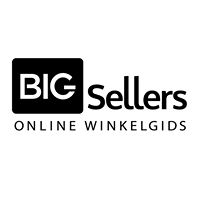 Logo van BIG Sellers met de tekst "ONLINE WINKELGIDS" eronder.