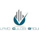 Logo con testo "Flavio Culosi Group" e grafica astratta blu e grigia.