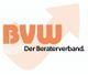 Logo mit den Buchstaben "BVW" und dem Text "Der Beraterverband" vor einem aufsteigenden Pfeil.
