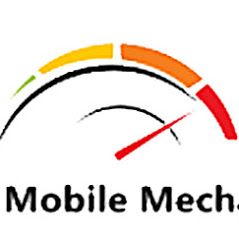 Speedometer logo with needle pointing right, text reads "Mobile Mech".
