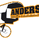 Logo der Andersen Gepäcktechnik GmbH mit einem stilisierten Anhänger und Schriftzug.