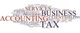 Word cloud featuring "Accounting," "Tax," "Business," and "Services" prominently, with related terms.
