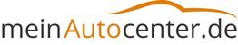 Logo mit Schriftzug "meinAutocenter.de" und stilisiertem Auto in Orange.