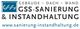 Logo der GSS-Sanierung & Instandhaltung mit Website: www.sanierung-instandhaltung.de.