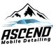Logo: Ascend Mobile Detailing with a car silhouette and mountain backdrop.
