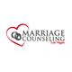 Heart logo with rings, "Marriage Counseling Las Vegas" text.