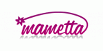 Logo: Der Text "mametta" in Pink mit einem sternförmigen Akzent darüber.