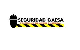 Logo de Seguridad Gaesa con casco y texto: "Protección Industrial en General".
